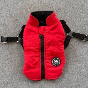 Norbi Dog Coat, Dog Winter Coat with Harness Built in